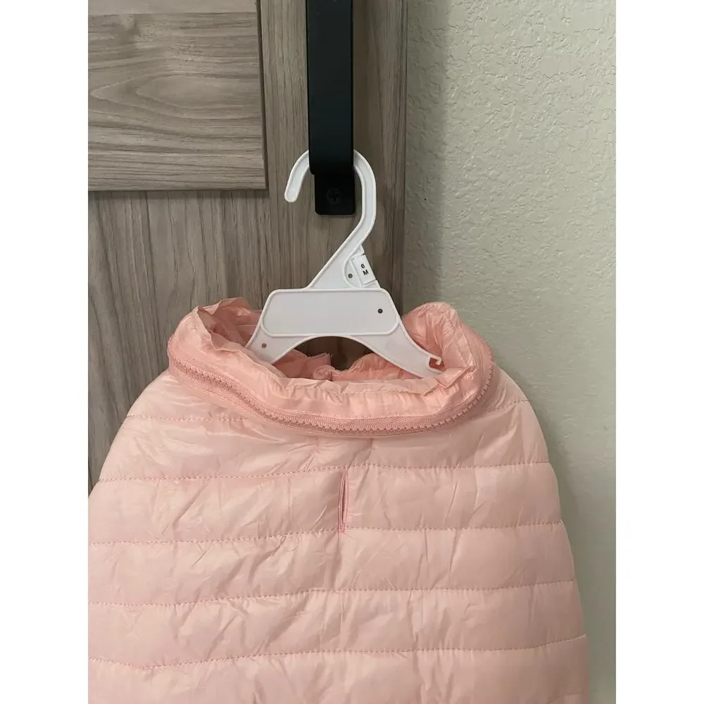 NWT Pet Life “Sporty Avalanche” Light Weatherproof Coat, Pink, Large